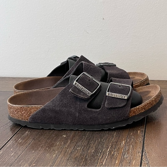 Birkenstock Arizona Sandals Suede Soft Footbed size 39 Women’s size 8 - Picture 6 of 9